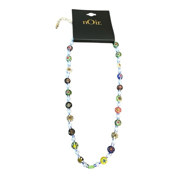 Noir Jewelry Millefiori Beaded Necklace – New with Tag - Picture 4 of 6